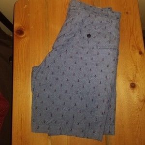 Men's 34 10in Inseam Dockers Gray Shorts Anchor